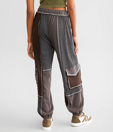 POL Pieced Cargo Jogger BACK