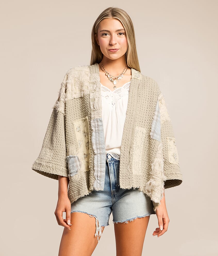 Patchwork Cardigan Sweater