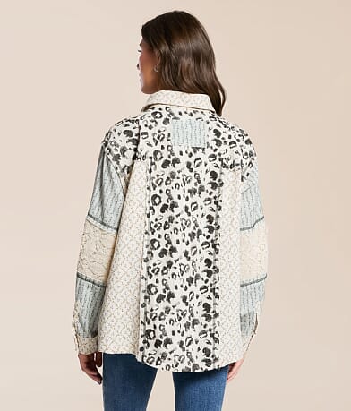 Missed Media Oversized Shacket thumbnail 4
