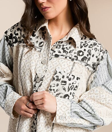Missed Media Oversized Shacket thumbnail 5