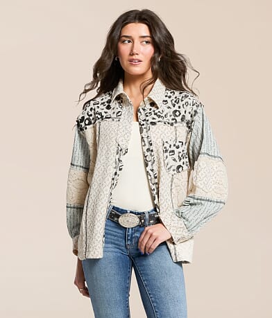 Missed Media Oversized Shacket thumbnail 2