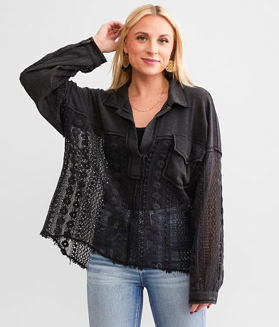 POL Pieced Lace Top front view