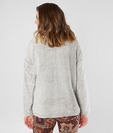 BKE Wubby Fleece Pullover back view