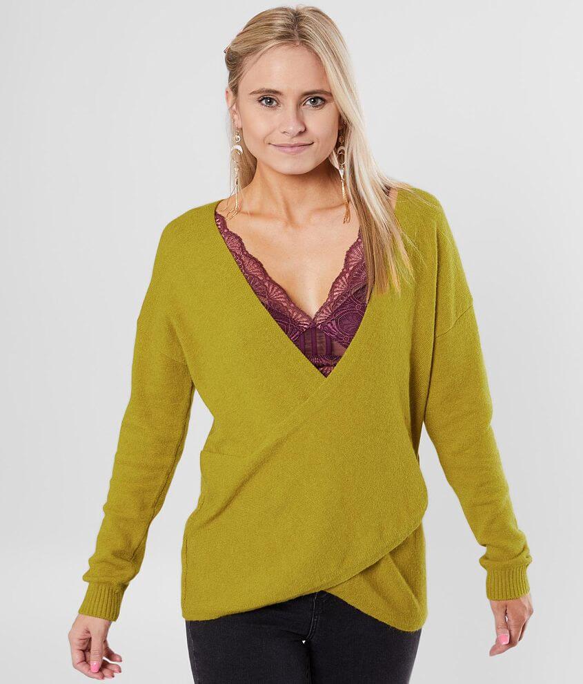 BKE Surplice V-Neck Sweater front view