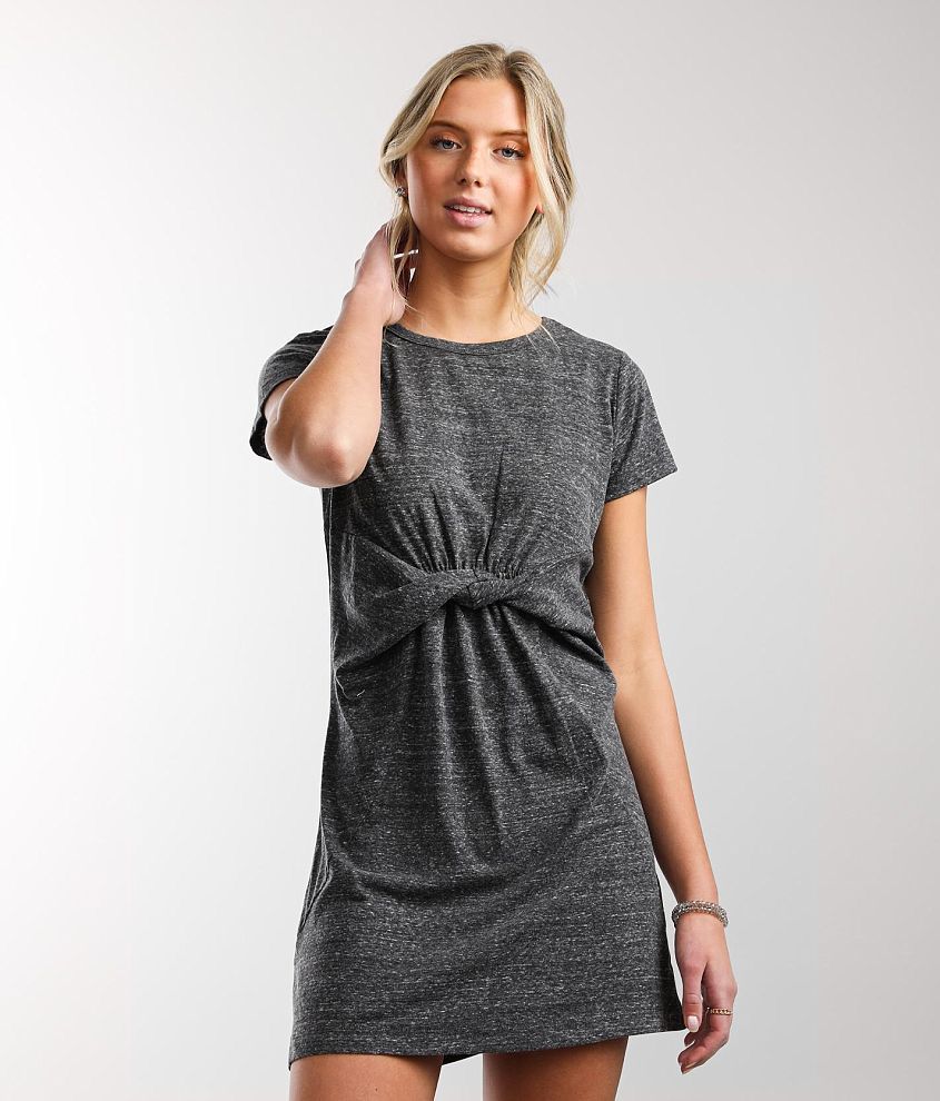 Daytrip Twisted Front T-Shirt Dress front view