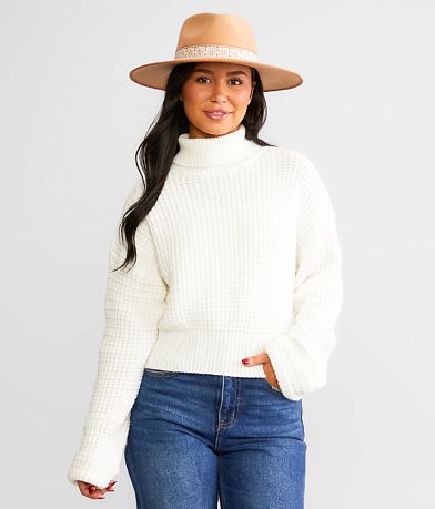 Willow &amp; Root Turtleneck Cropped Sweater FULL_LEFT_SIDE