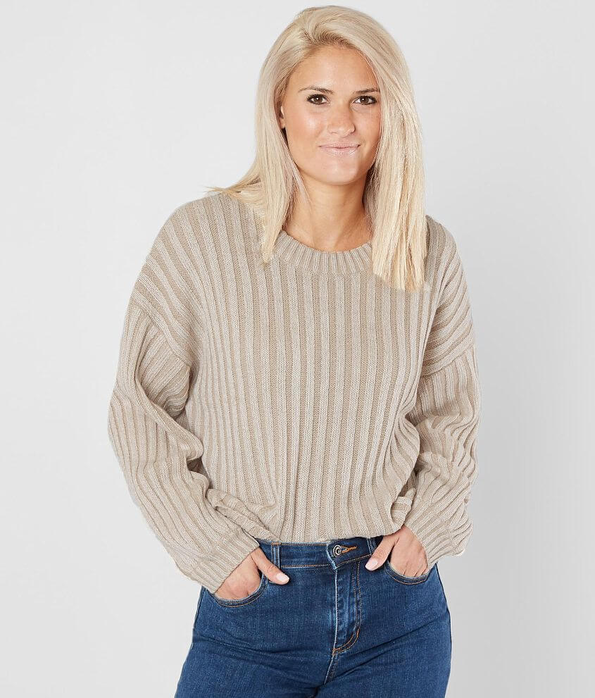 Daytrip Ribbed Sweater - Women's Sweaters in Cream | Buckle