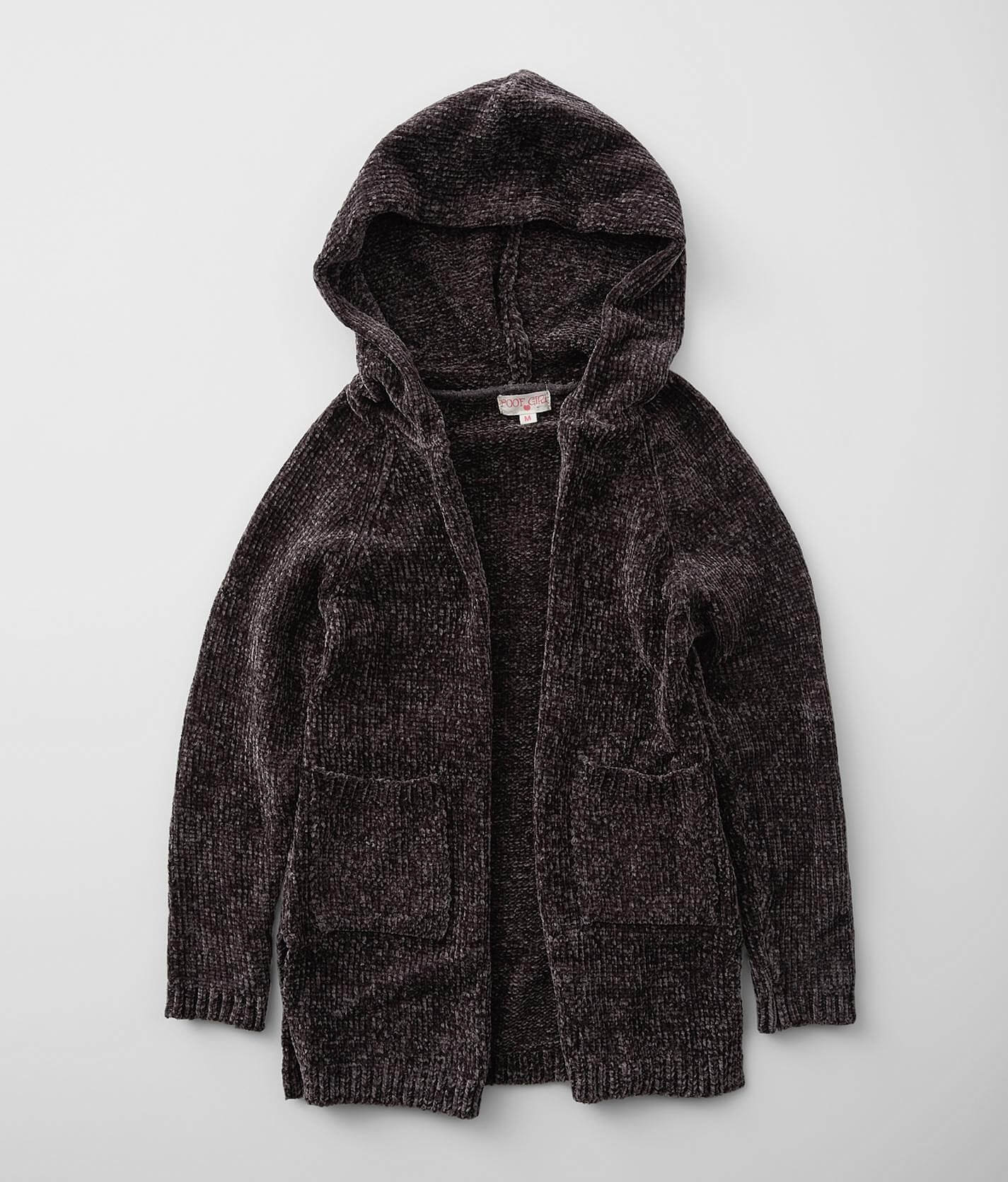 chenille hooded sweater