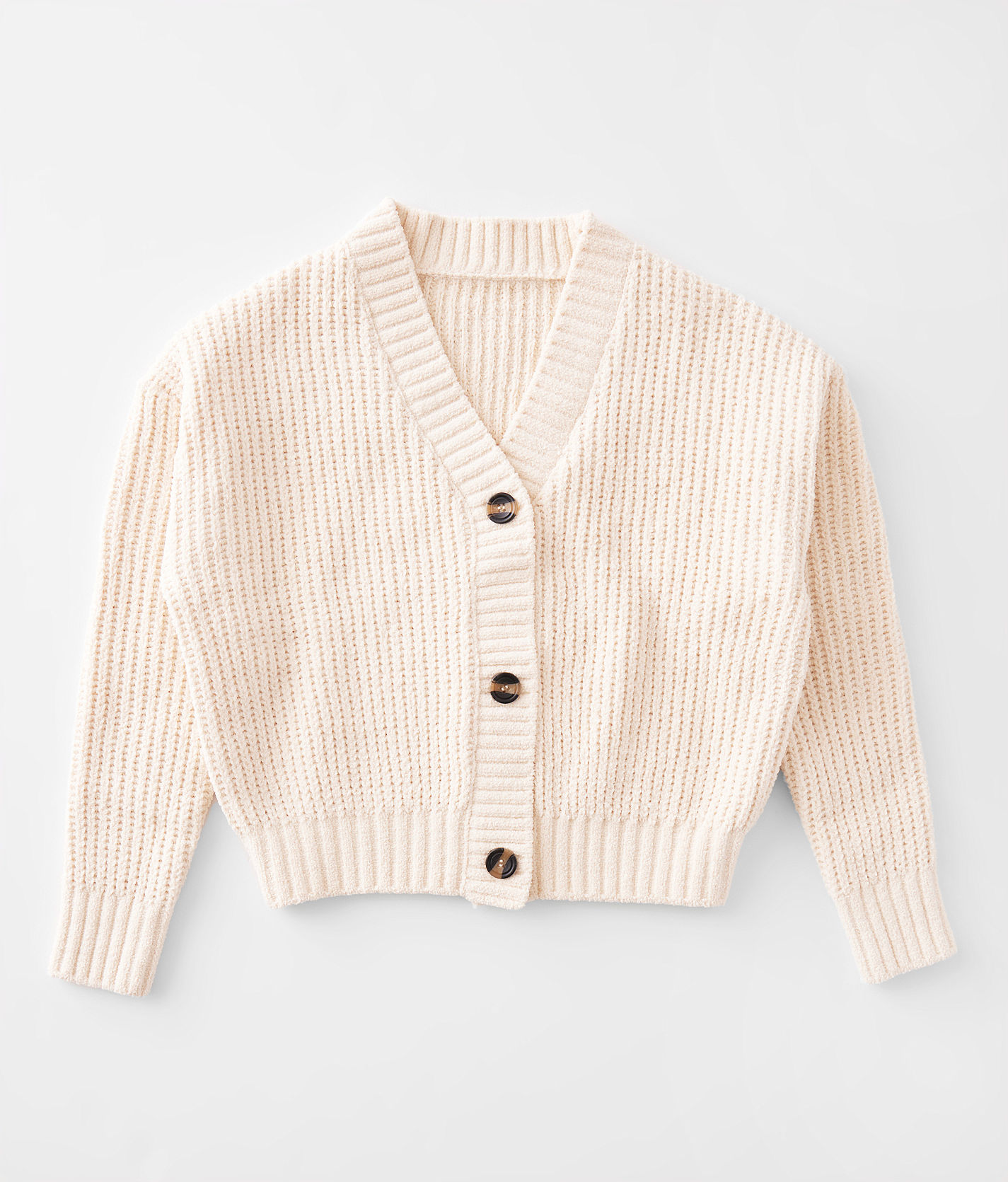 Girls 2025 chenille cardigan