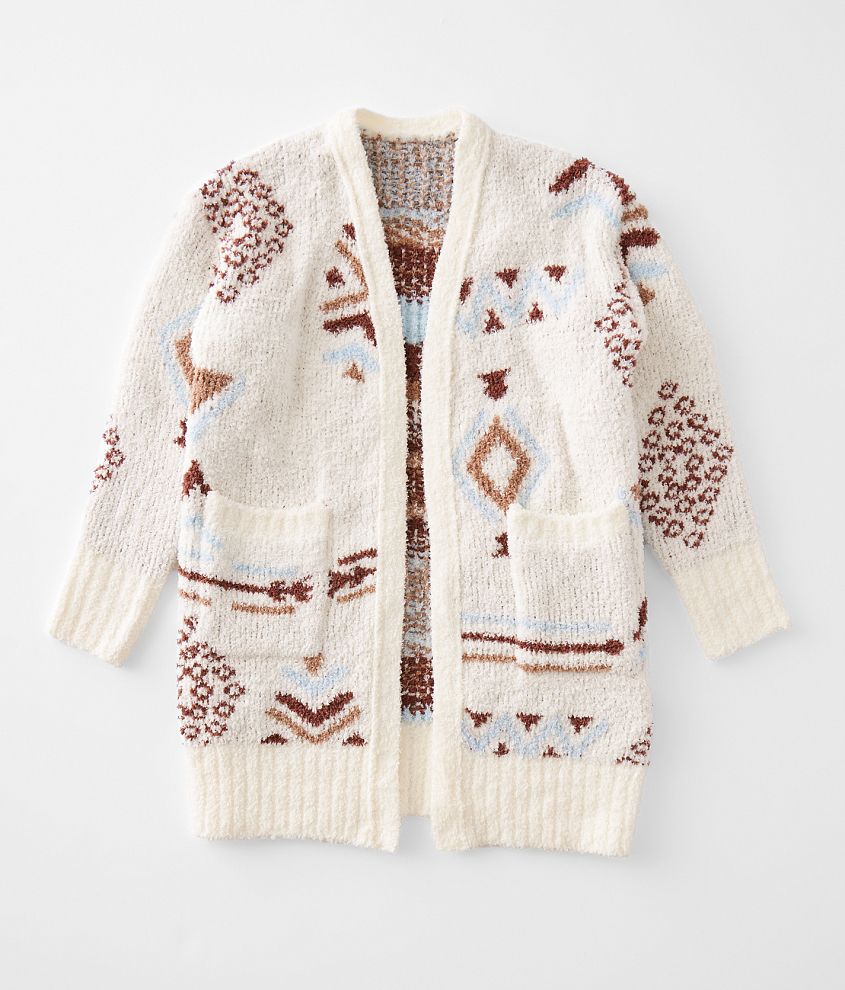 Girls on sale chenille cardigan