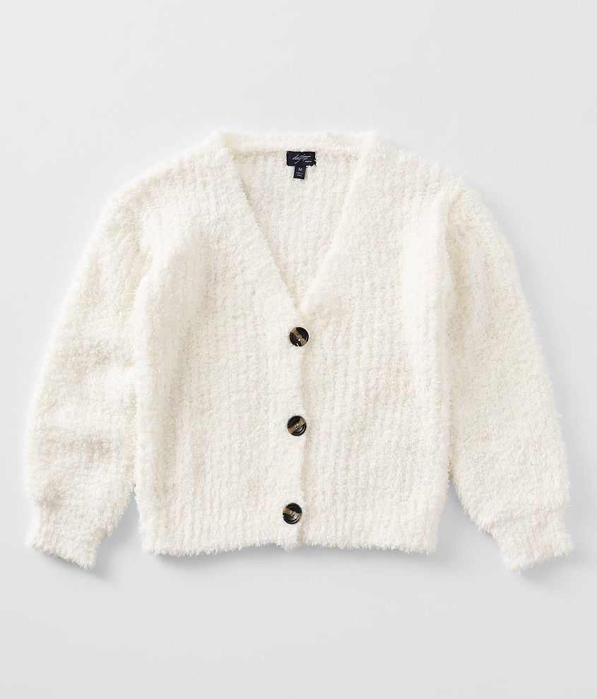 Girls shop sherpa cardigan