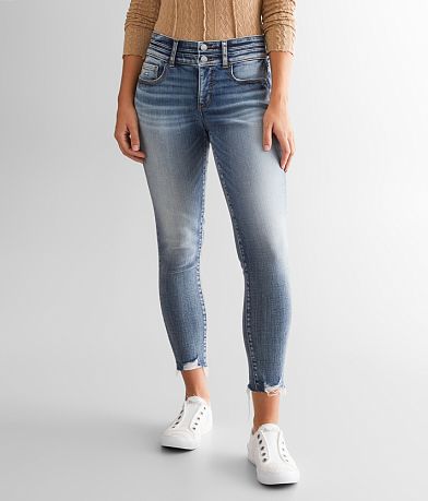 Miss Me Curvy Cuffed Stretch Capri Jean - Women's Jeans in