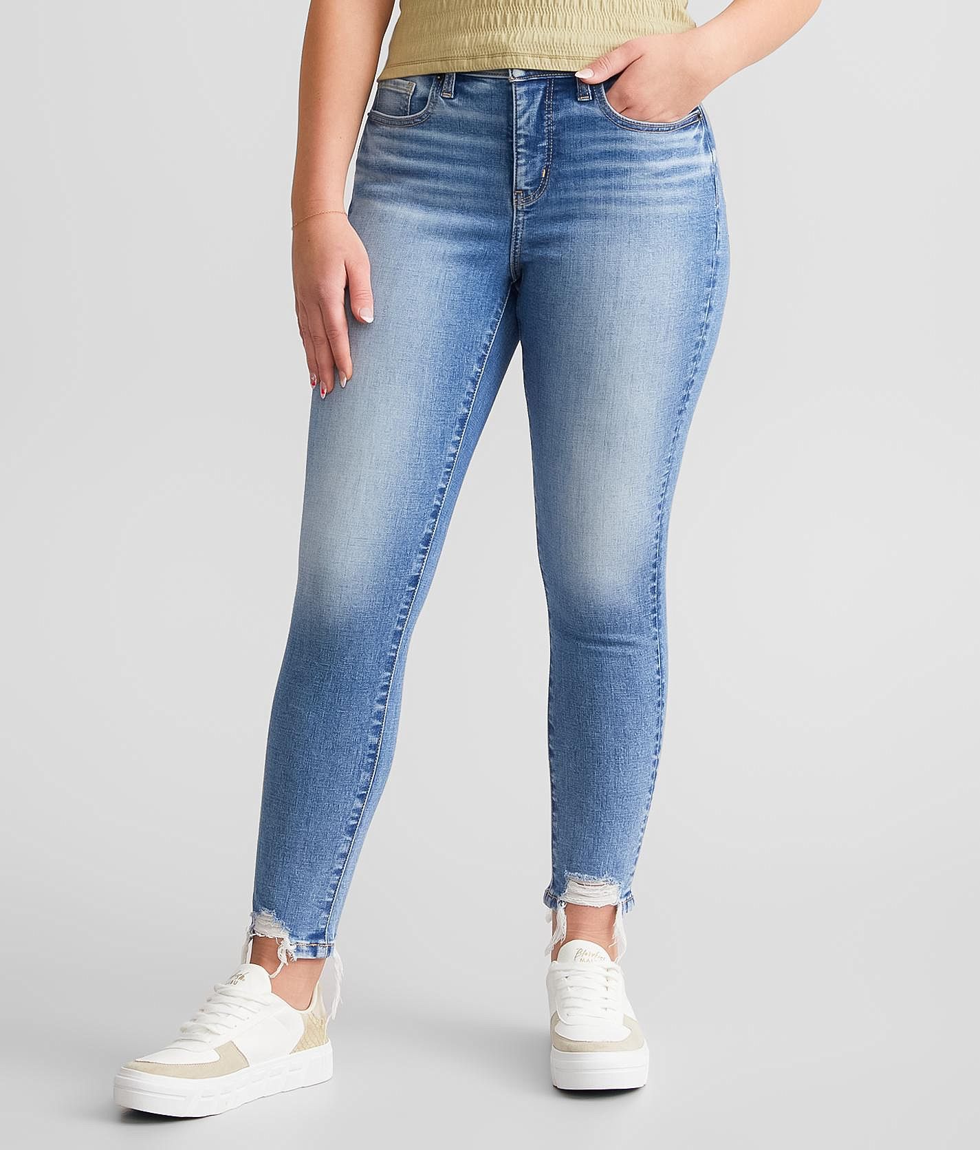 BKE Gabby Stretch Capri Jean - Women's Jeans in Burge