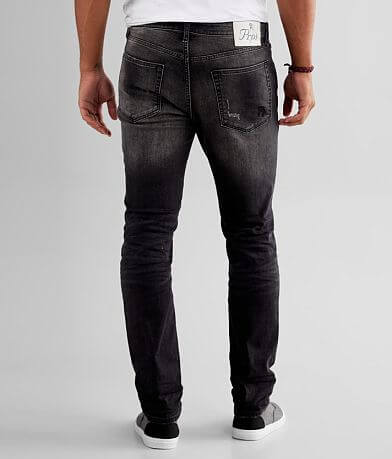 Prps Black Slim Taper Stretch Jean BACK