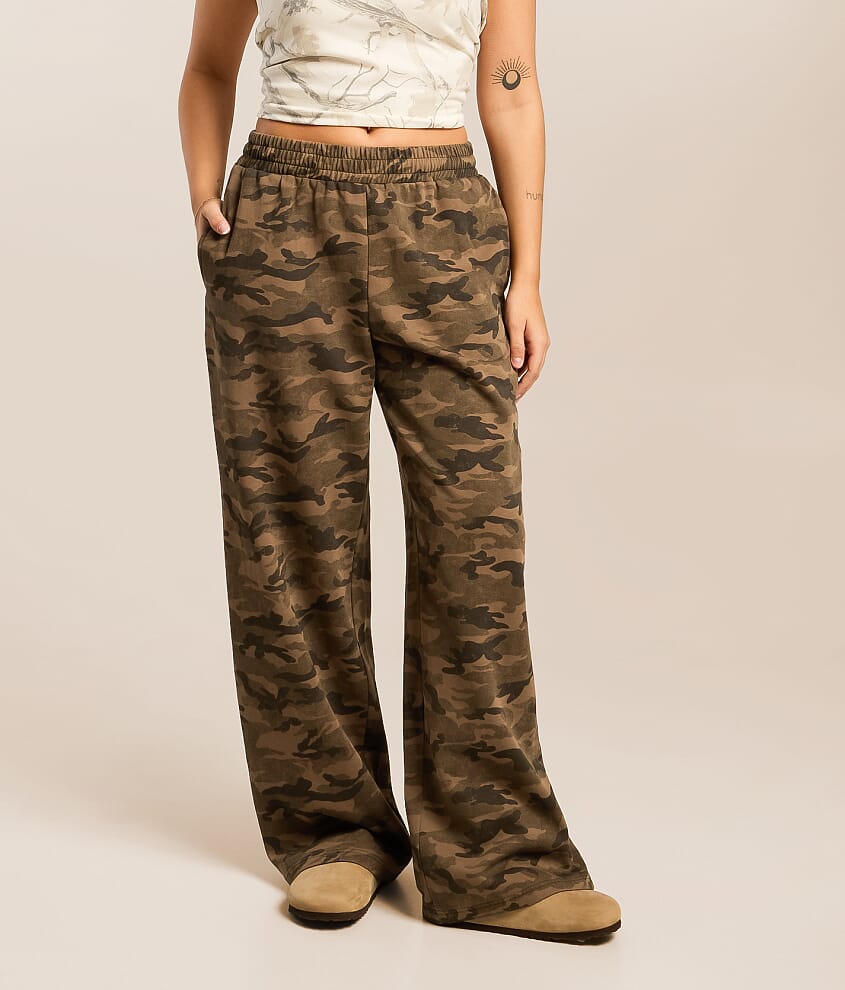 Camo Wide Leg Pant
