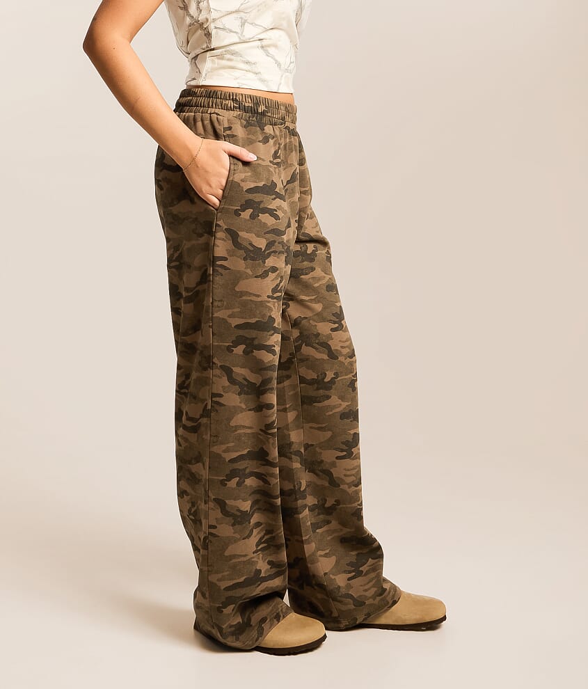 Camo Wide Leg Pant