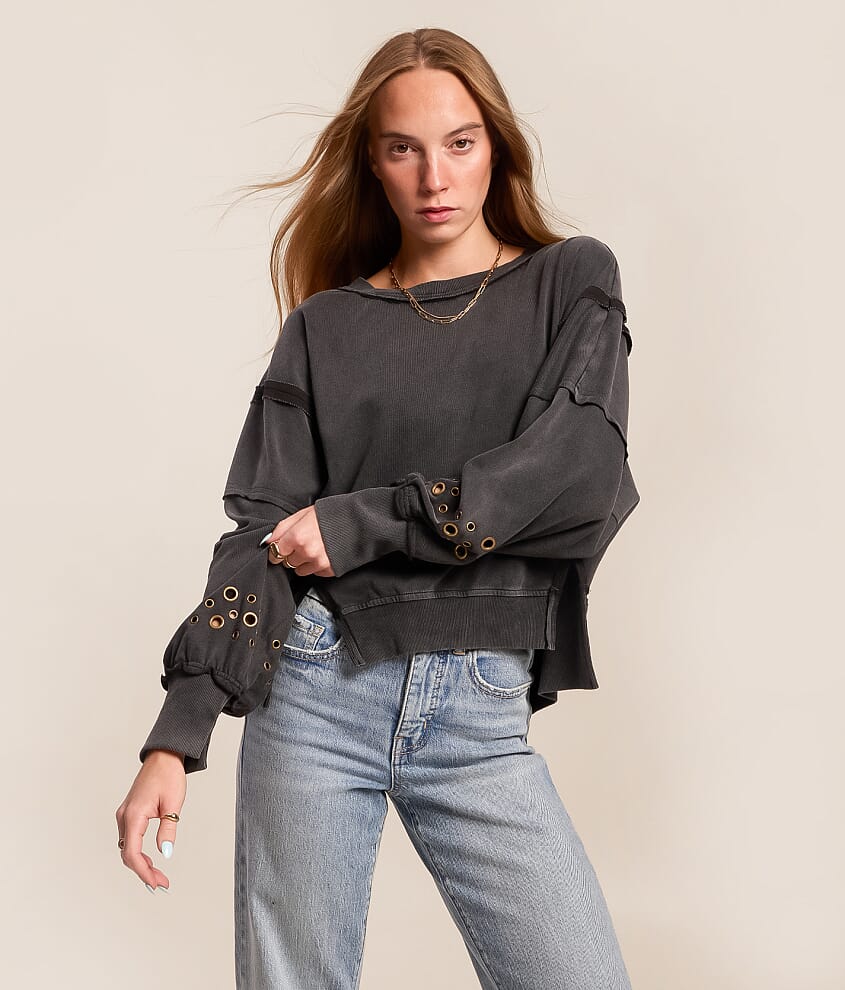 Grommet Pullover