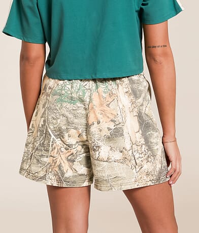 Gilded Intent Camo Short back view