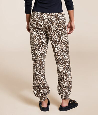 Gilded Intent Cheetah Jogger back view