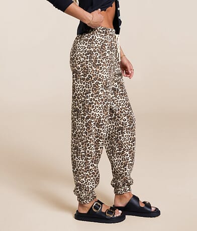 Gilded Intent Cheetah Jogger full left side view