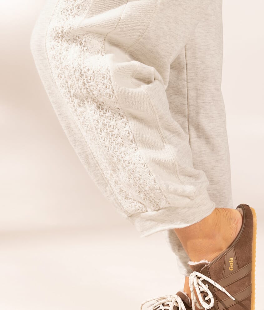 Boundless Edit - Crochet Inset Jogger