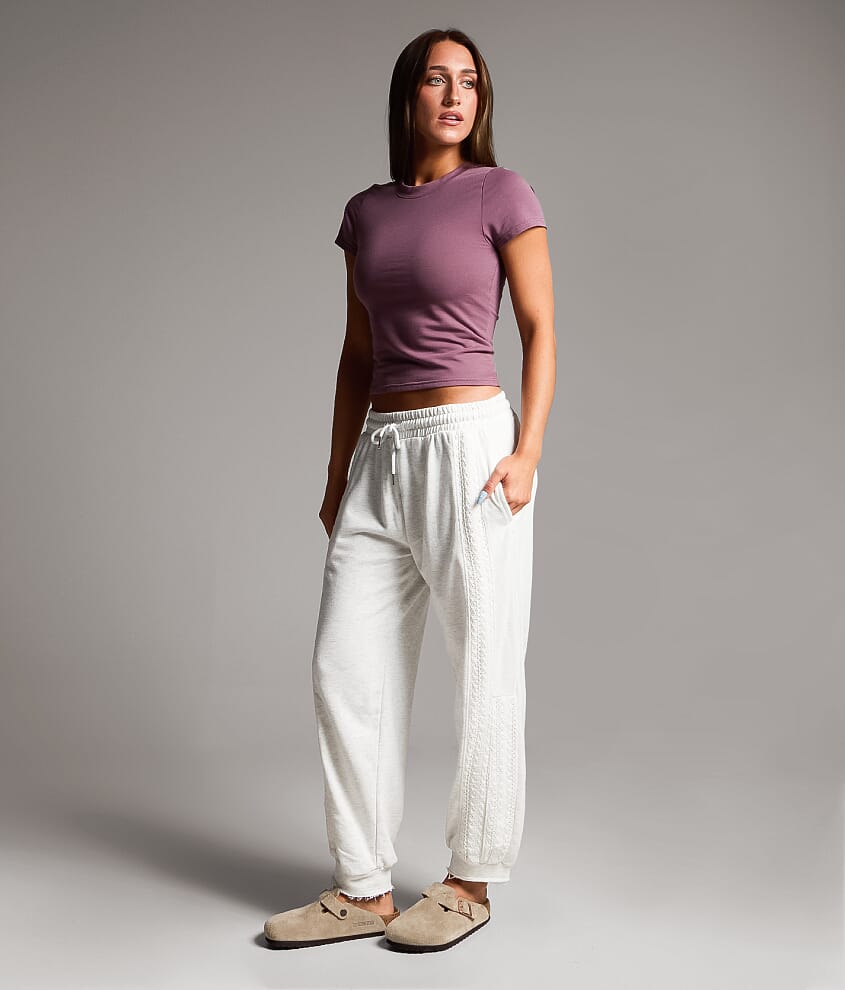 Boundless Edit - Crochet Inset Jogger