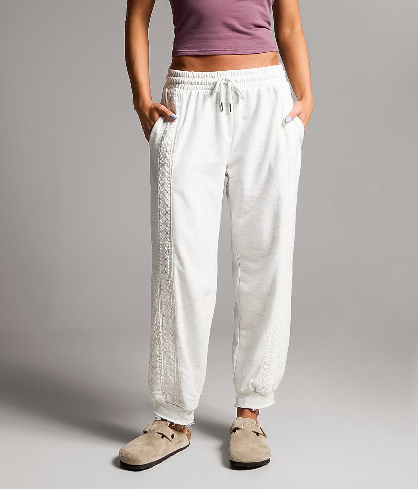 Boundless Edit - Crochet Inset Jogger