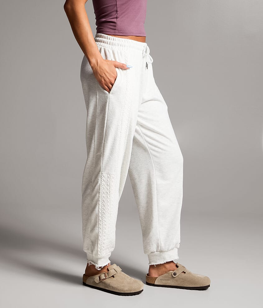 Boundless Edit - Crochet Inset Jogger