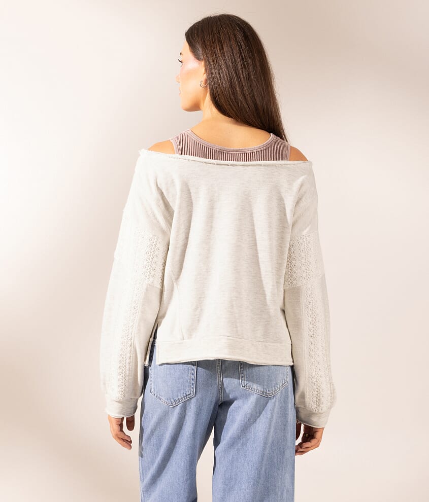 Boundless Edit - Pieced Crochet Pullover