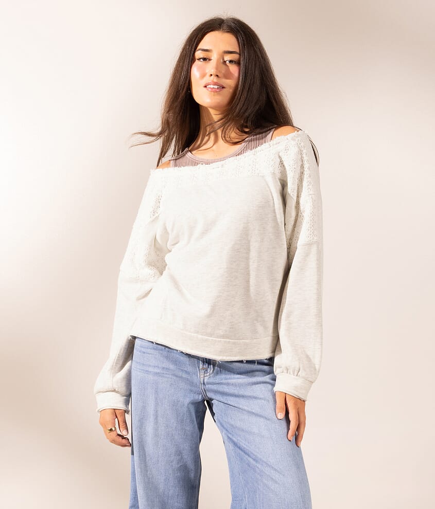 Boundless Edit - Pieced Crochet Pullover