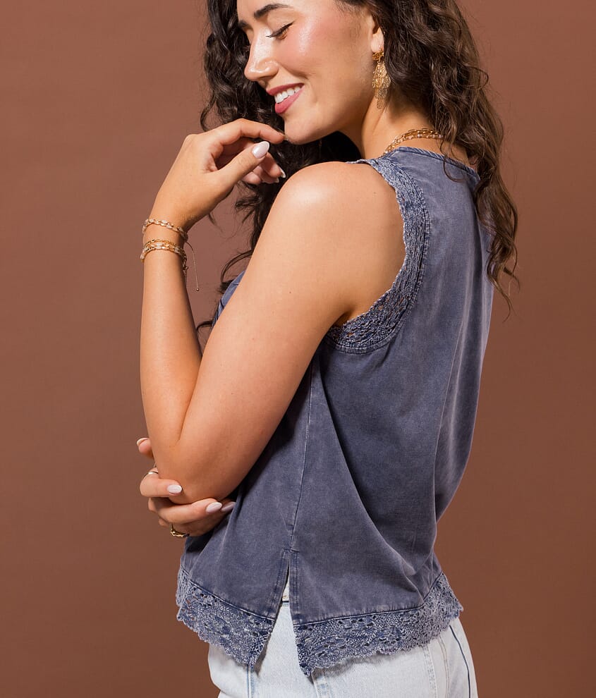 Embroidered Tank Top - thumbnail 4