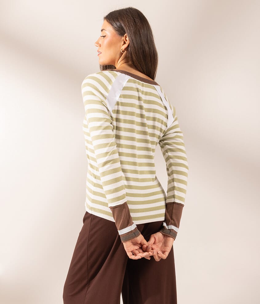 Boundless Edit - Striped Top
