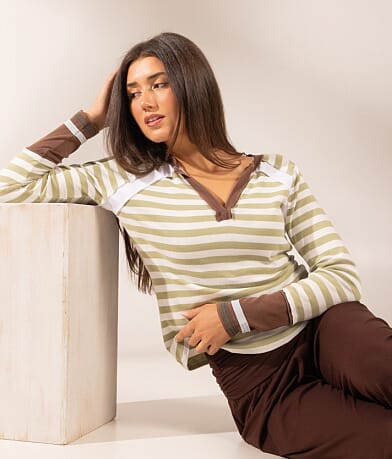 Boundless Edit - Striped Top