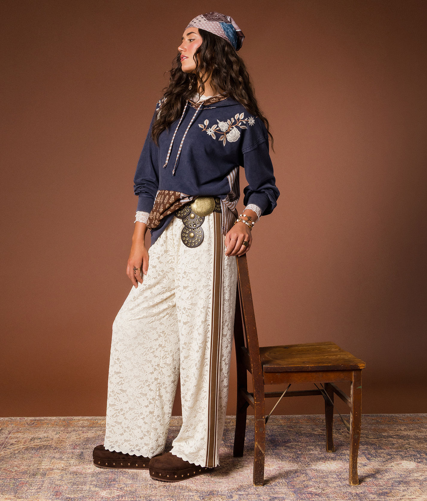 Gimmicks Lace Wide Leg Pant - Women's Pants in Cream | Buckle