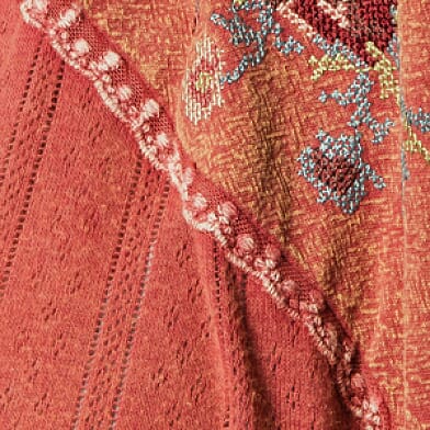 Pieced Floral Embroidered Top thumbnail 5