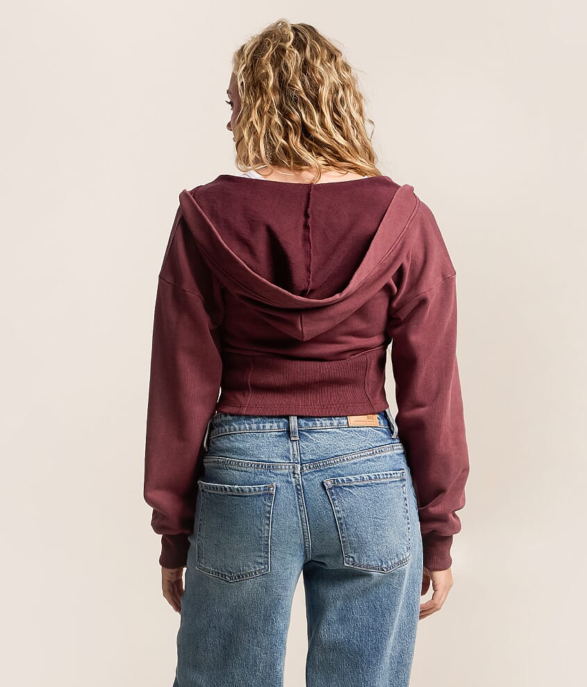 Corset Cropped Hoodie - thumbnail 3