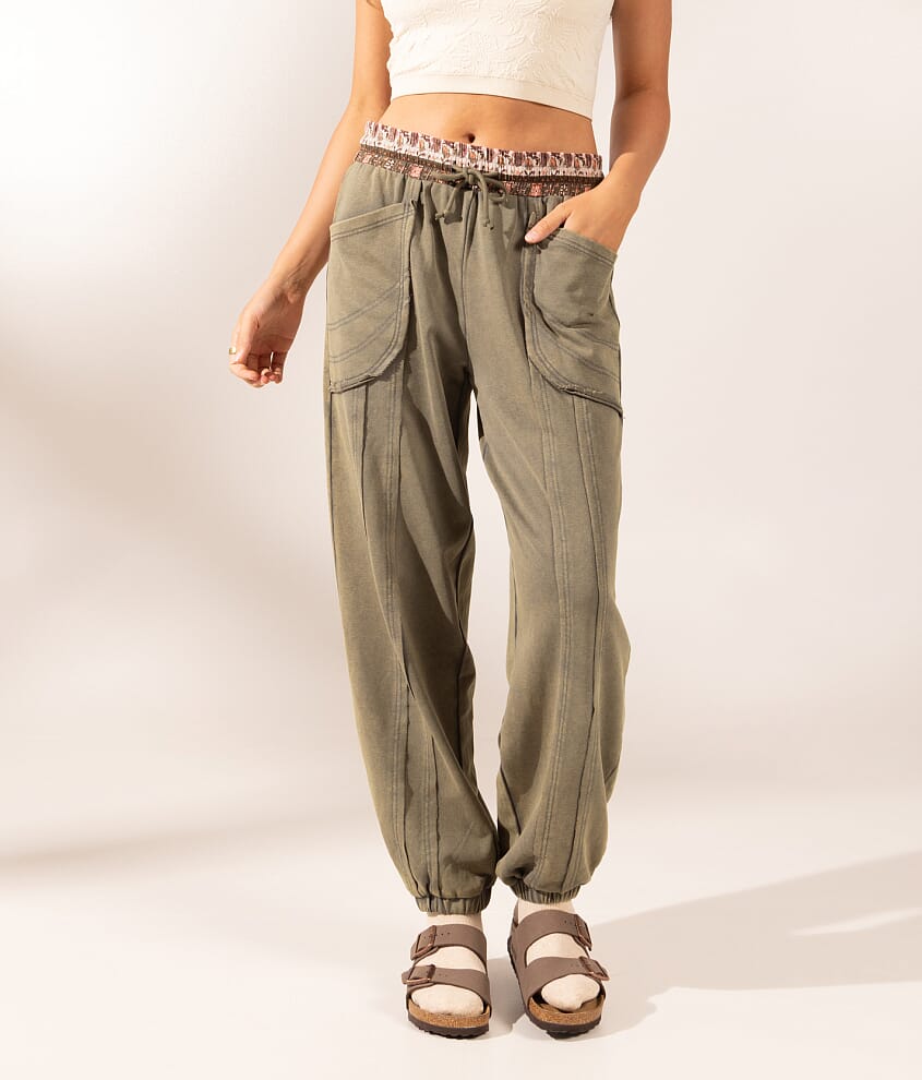 Boundless Edit - Washed Knit Jogger - thumbnail 2