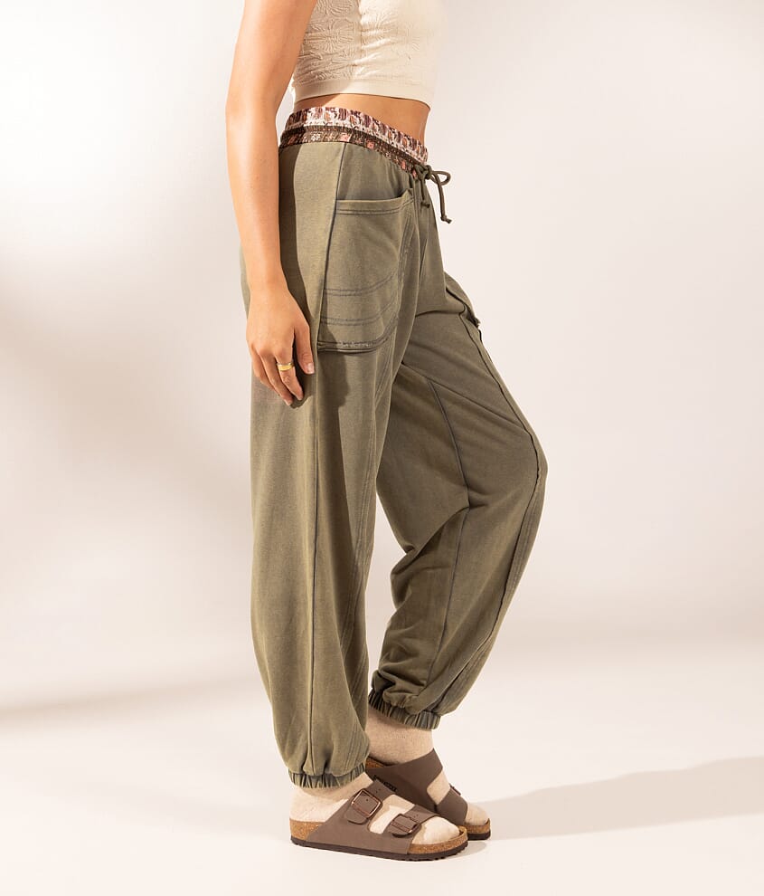 Boundless Edit - Washed Knit Jogger - thumbnail 3