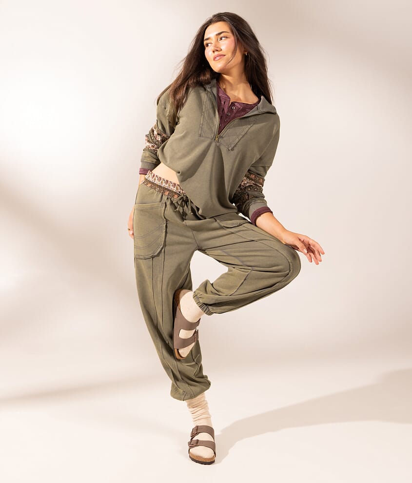 Boundless Edit - Washed Quarter Zip Pullover - thumbnail 6