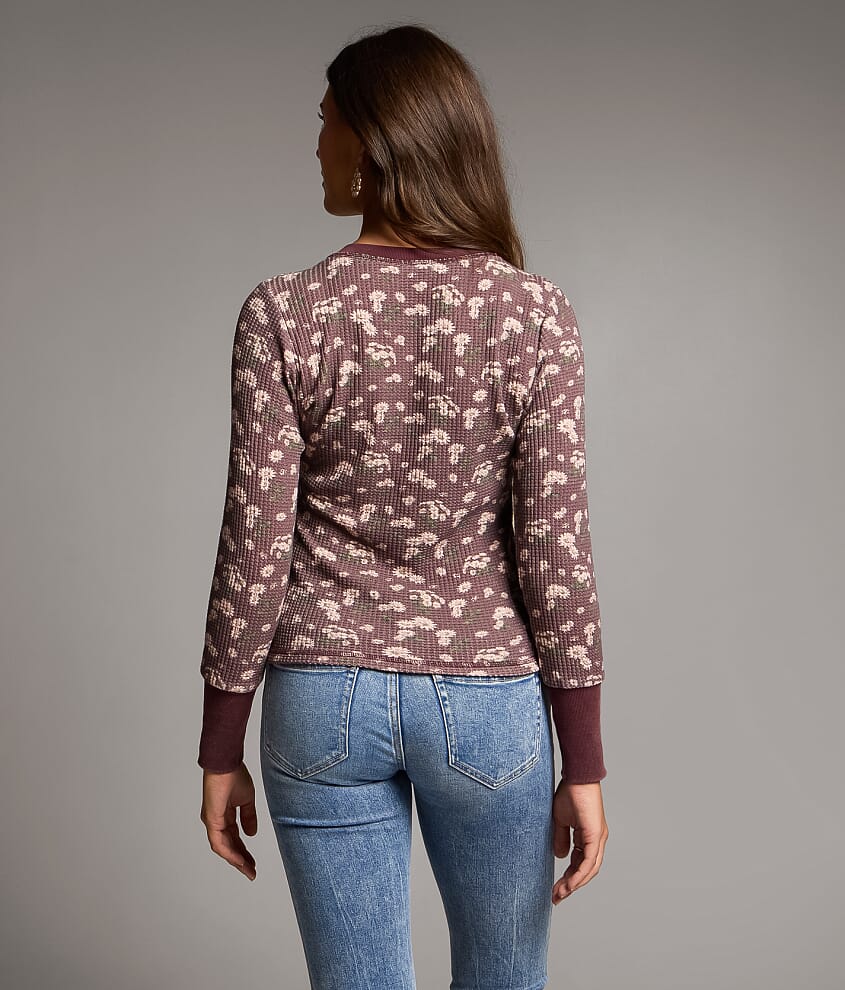 Boundless Edit - Floral Waffle Top