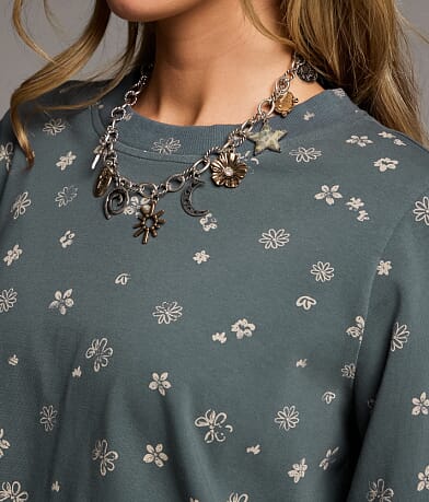 Relaxed Floral Top thumbnail 4
