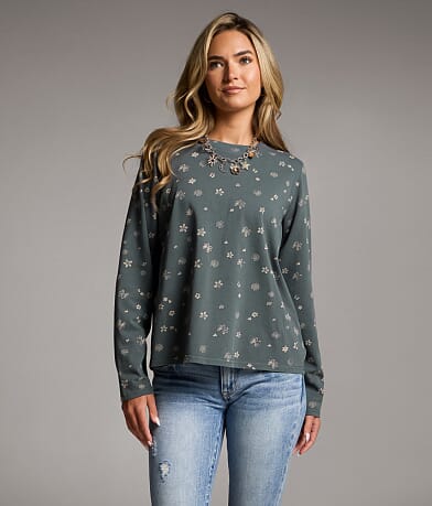 Relaxed Floral Top thumbnail 2