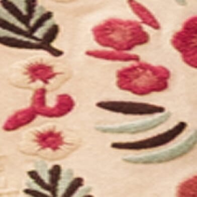 Studded Floral Denim Stretch Vest thumbnail 5