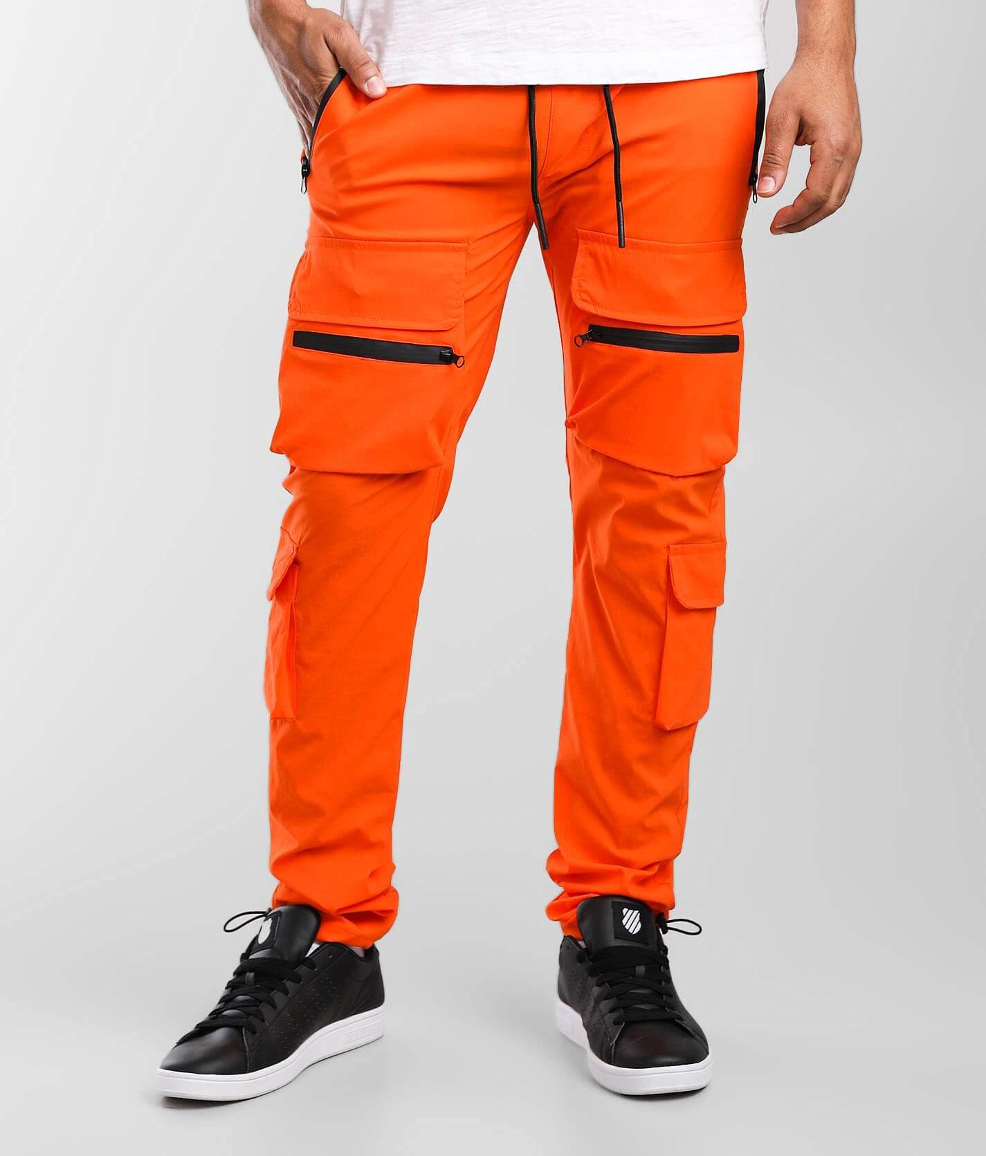 American Stitch Nylon Utility Cargo Stretch Pant - Men's Pants in Orange