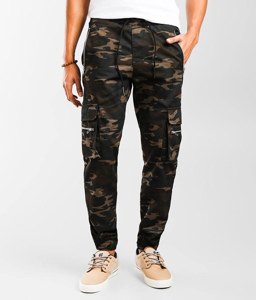 Twill discount camo joggers