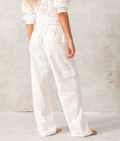 33 Coastal Lace Cargo Pant BACK