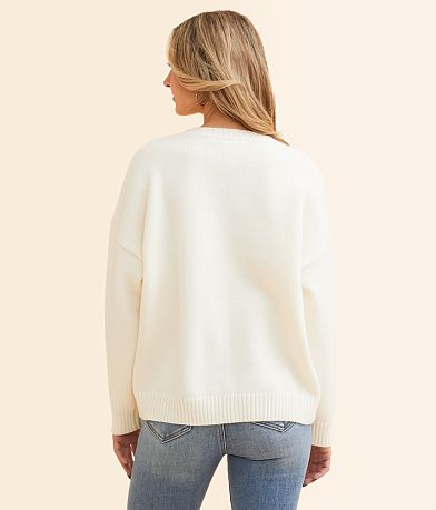 Pretty Garbage Howdy Sweater back view