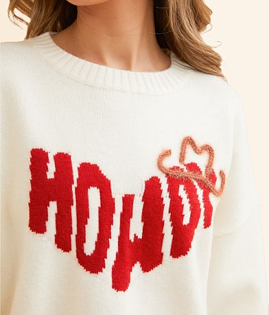 Pretty Garbage Howdy Sweater misc detail 1 view