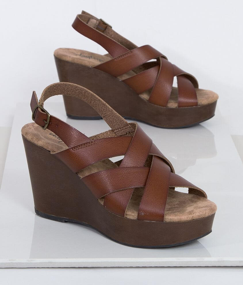 Daytrip Heritage Wedge Sandal - Women's Shoes in Cognac | Buckle
