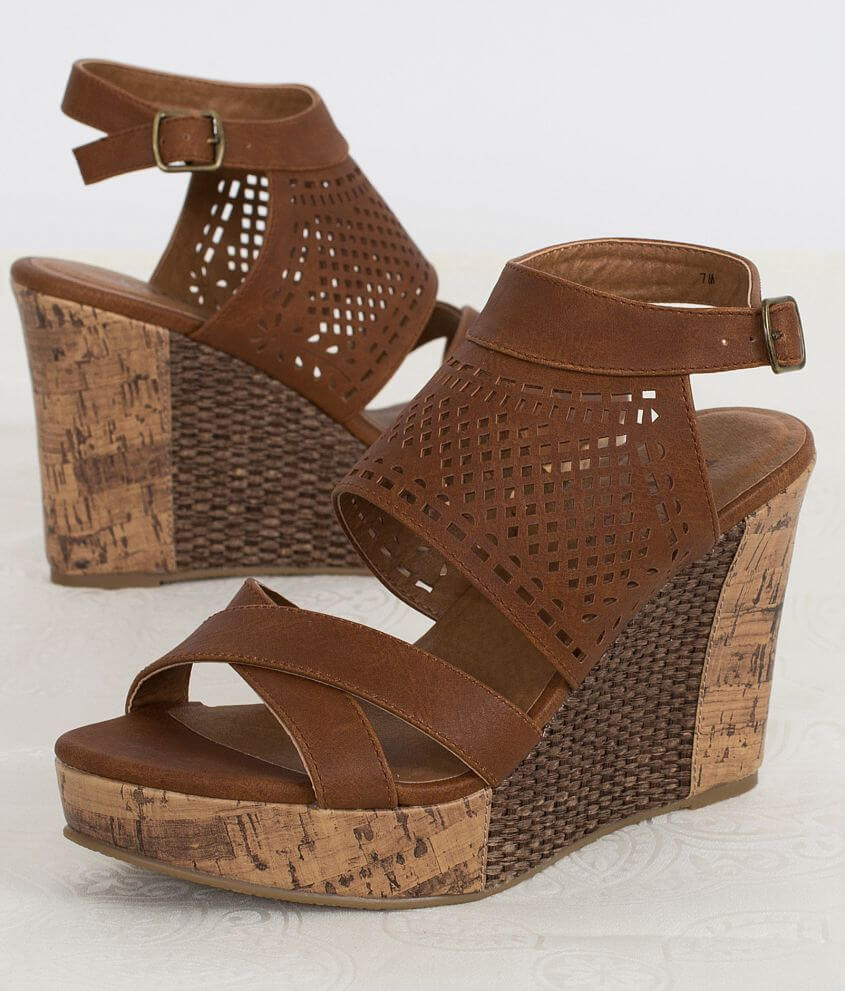 BKE sole Paulina Wedge Sandal front view